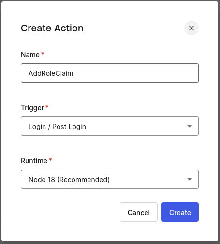 auth0 add role action