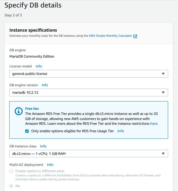 mariadb step 2