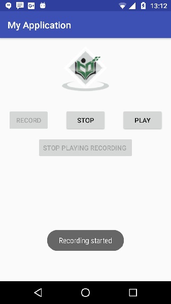 android audio recording