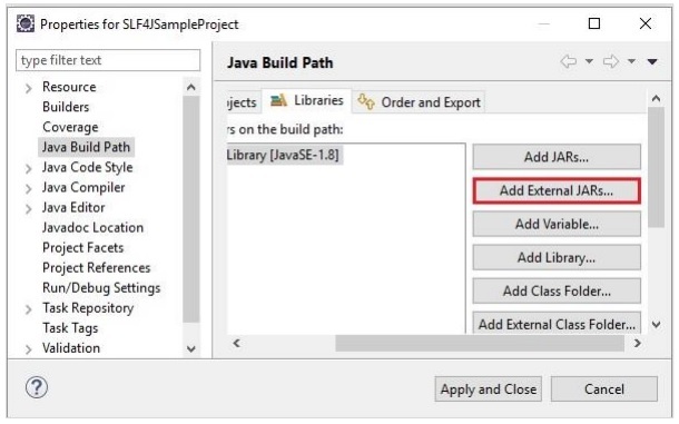 java build path