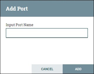 add port