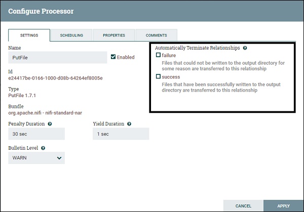 configure processor