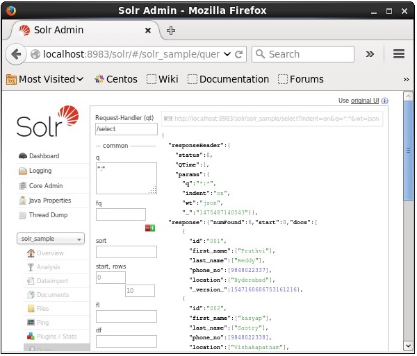 csv document