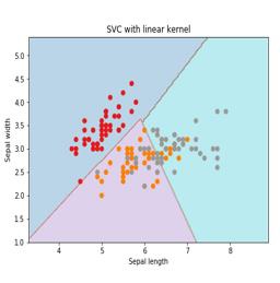 svc with liner kernel