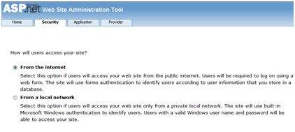 authentication type