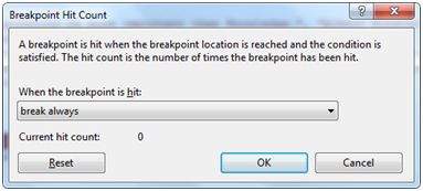 breakpoint asp.net