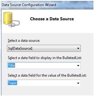 choose data source