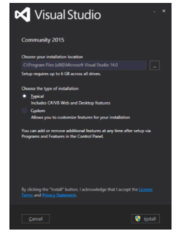 visual studio installer