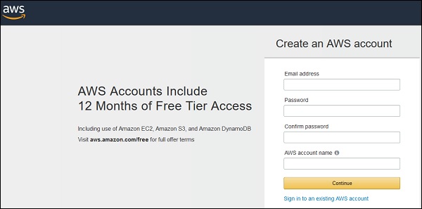 aws trial account