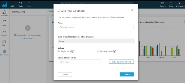 create new parameter