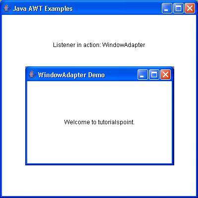 awt windowadapter