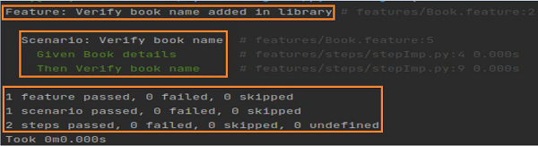 corresponding step implementation file