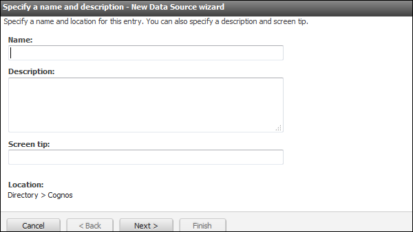 new data source wizard