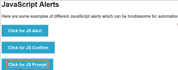 click for js prompt