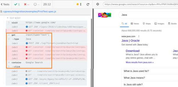 implementation of actual testing