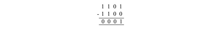 binary subtraction