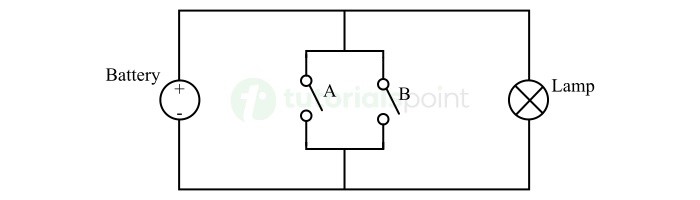 nor gate using switches