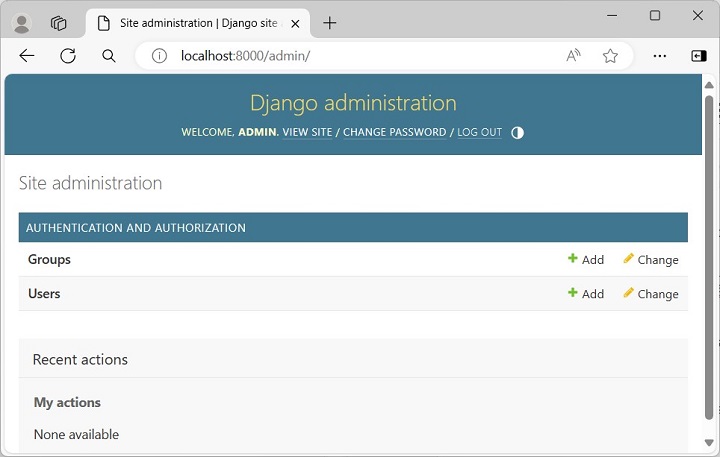 django create user 1