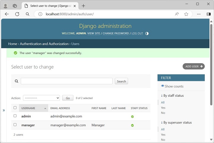 django create user 3