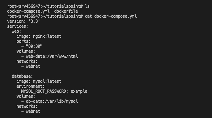 docker compose file mechanism yaml