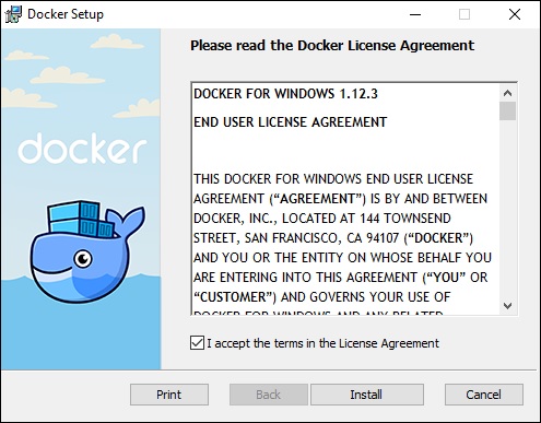 docker setup