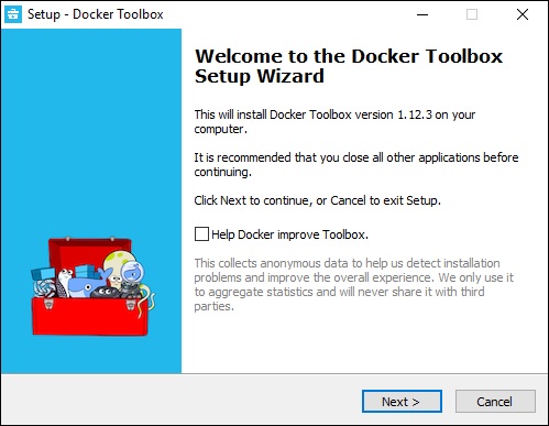 docker toolbox next