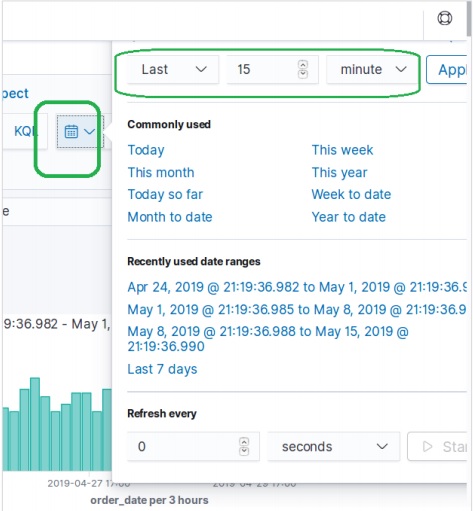 filtering by time