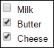 checkboxes selected