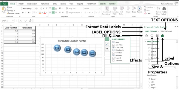 format data label