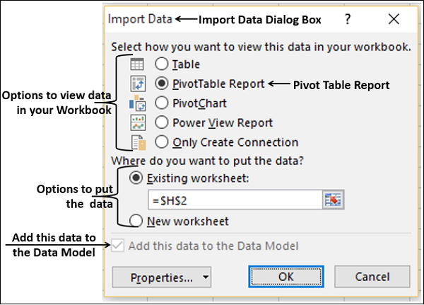 analyze imported tables