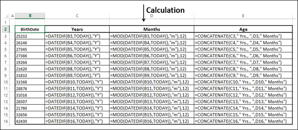 calculate time lapsed