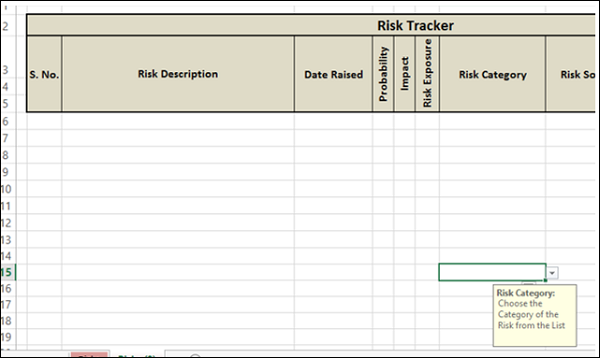 column selected and verify