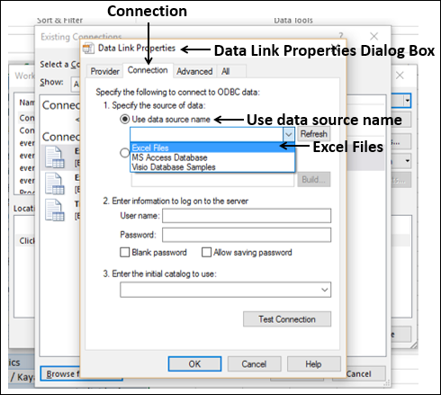 data link properties