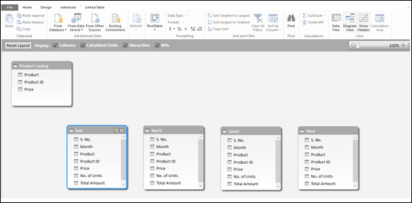 drag and arrange table