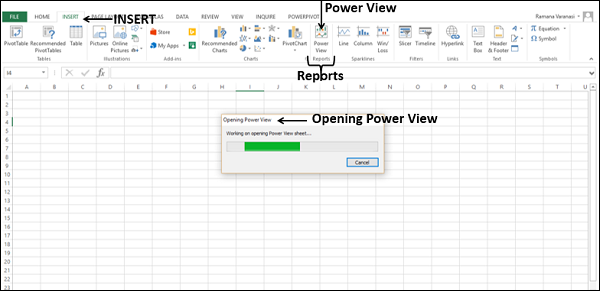 opening power view