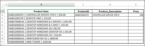 paste values