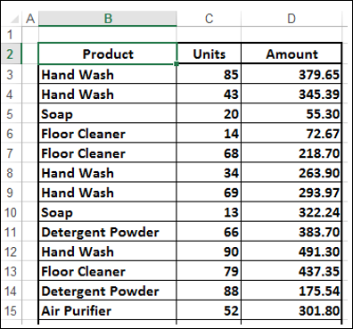 preparing data for consolidation