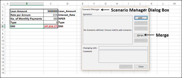 scenarios from different sources