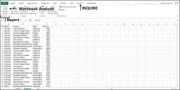 workbook analysis