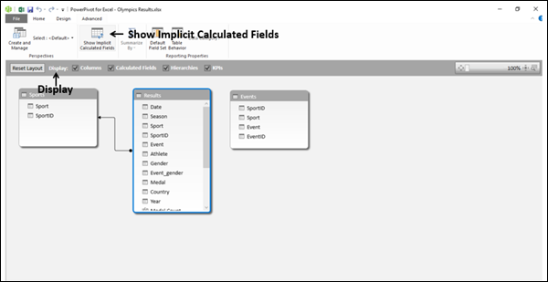 click diagram view