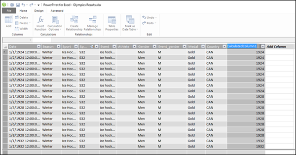 renaming calculated column