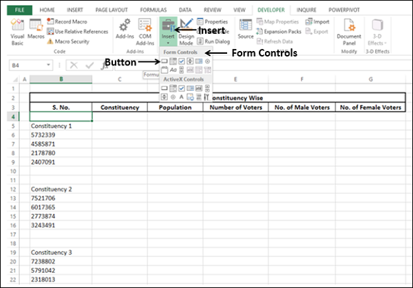 form controls