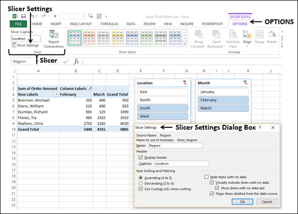 slicer settings