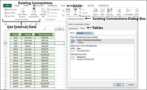 import data