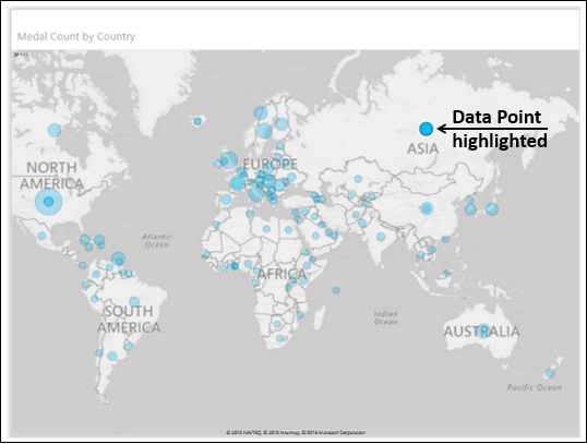 data point highlighted