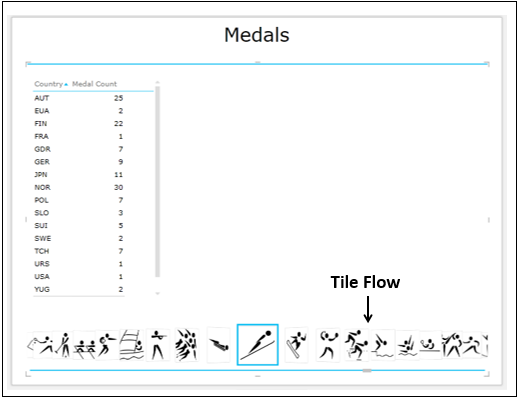 medals tile flow