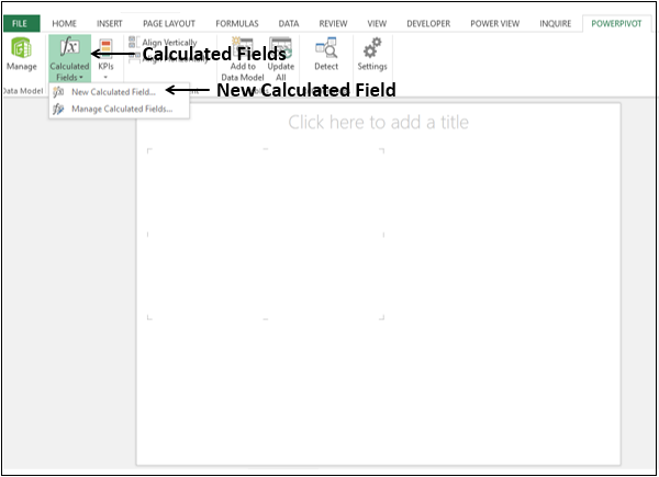 new calculated field