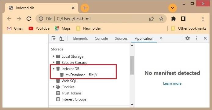 indexeddb files