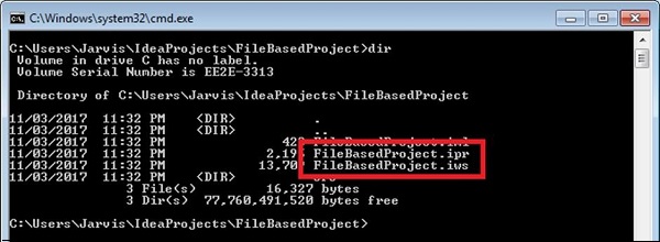 file based project format