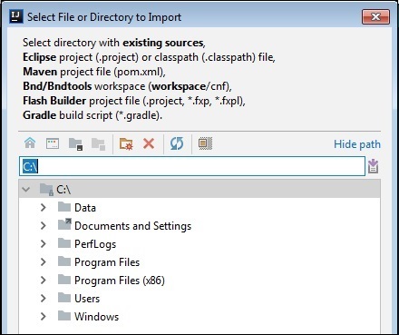 importing existing project